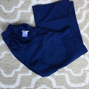 Navy blue scrub pants